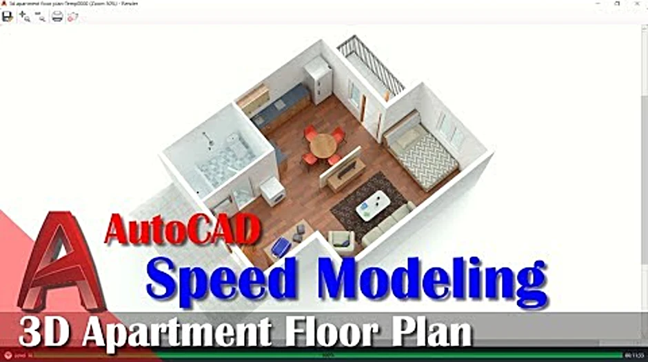 3d apartment interior model