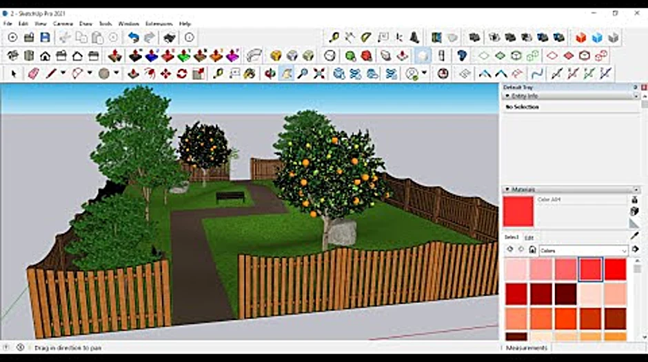 3d model garden design